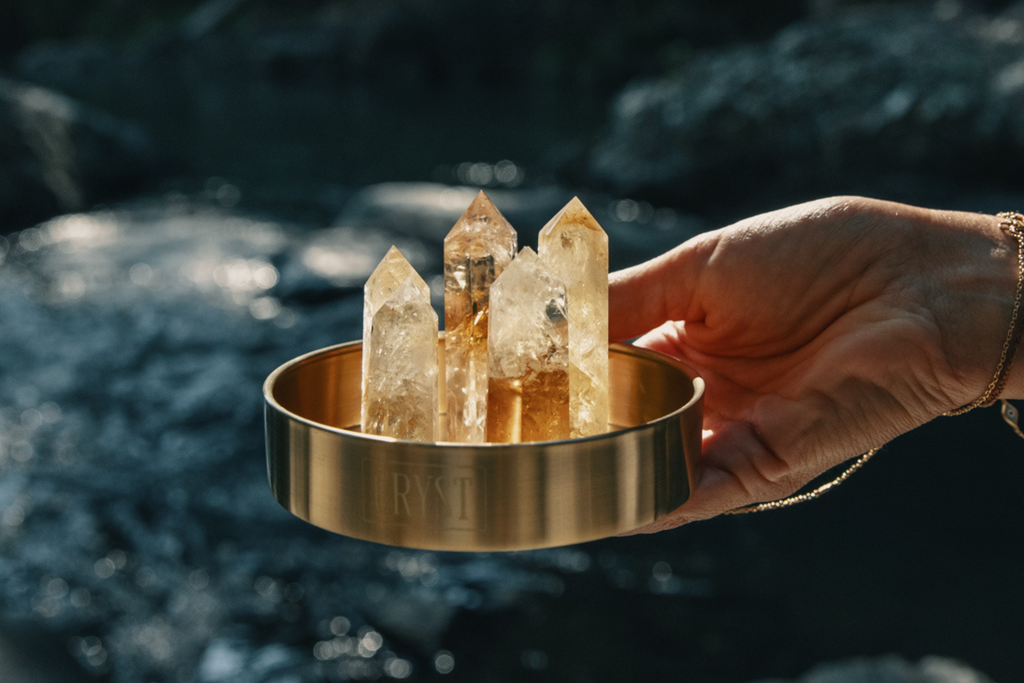 Citrine Crystal Mini Cluster – Cryst Collective