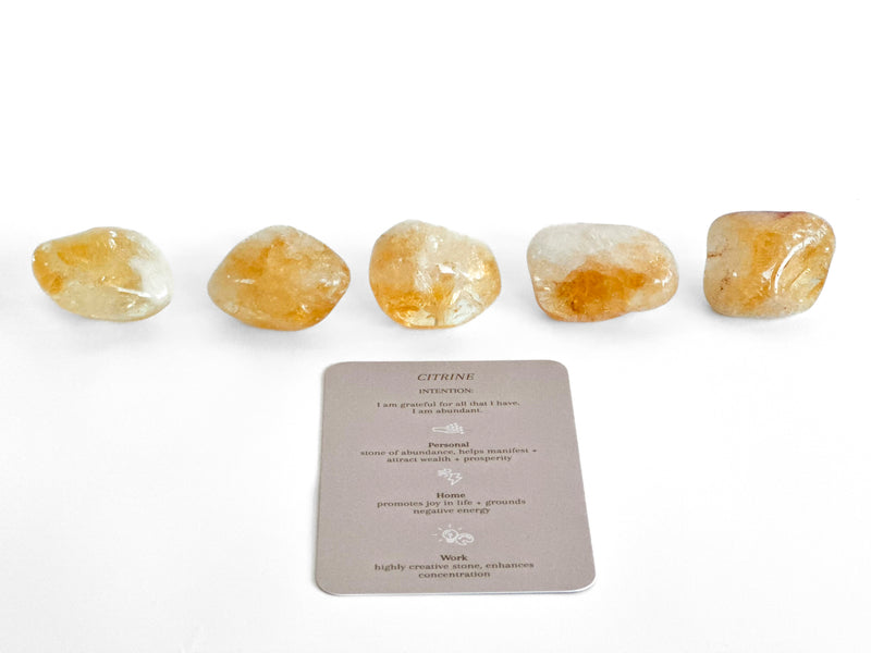 Citrine Crystal pins for vision boards