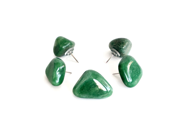 Green Aventurine Crystal pins for vision boards