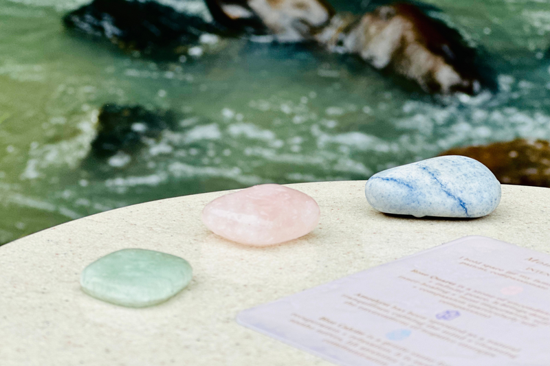 Crystals for Love and Relationships - Fluorite, Rose Quartz and Blue Calcite